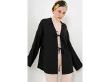 5968 Keten Tesettür Kimono